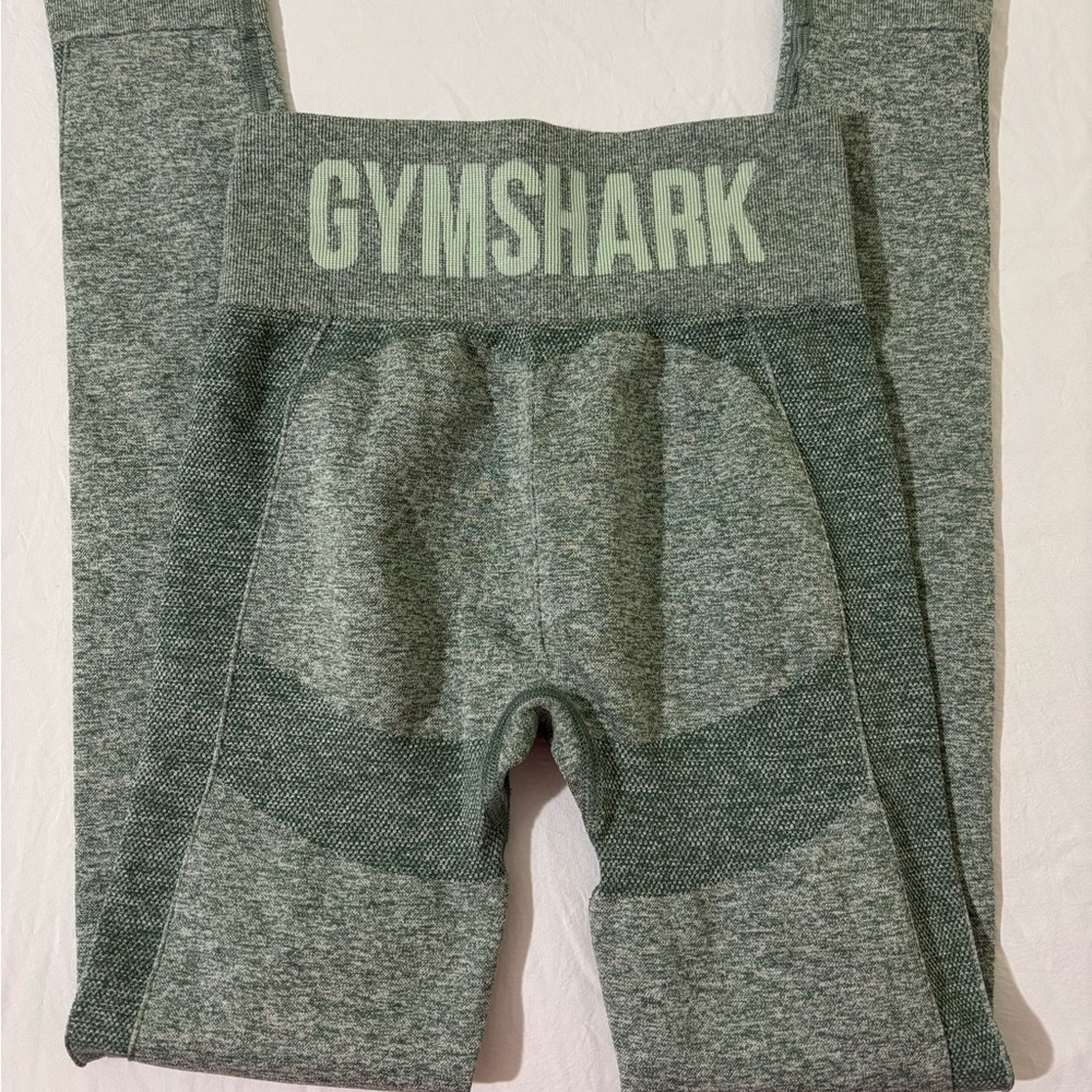 Gymshark Leggings High Waisted Light Green Heather SIZE XS / SMALL EUC